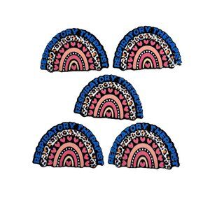 10 pc glitter Respiratory Therapist  Nurse acrylic flat back charm for badge ree